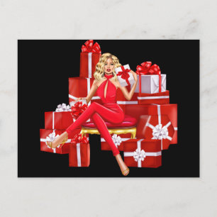 Merry Christmas Baby Sweetheart Christmas Presents Holiday Postcard