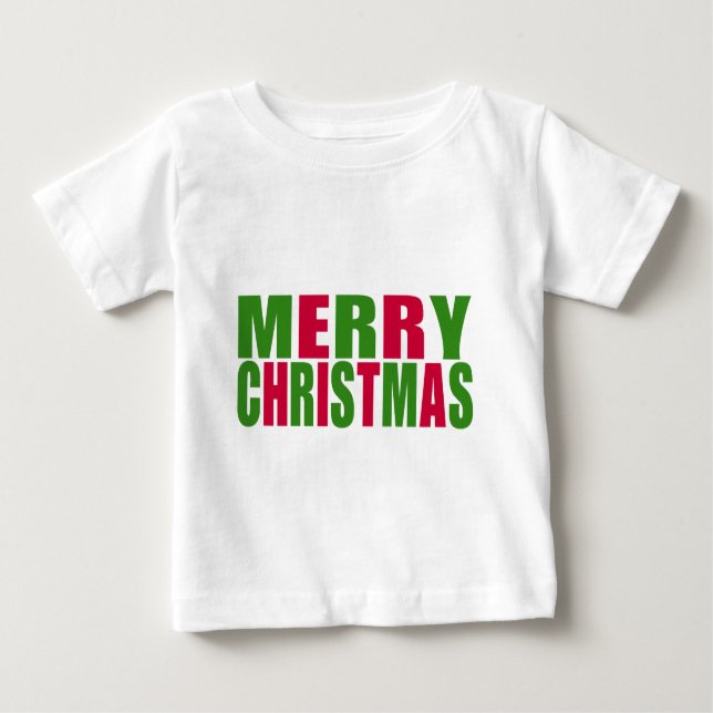 Merry Christmas Baby T-Shirt (Front)