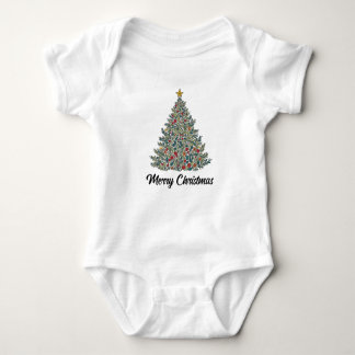 Merry Christmas Babysuits Baby Bodysuit