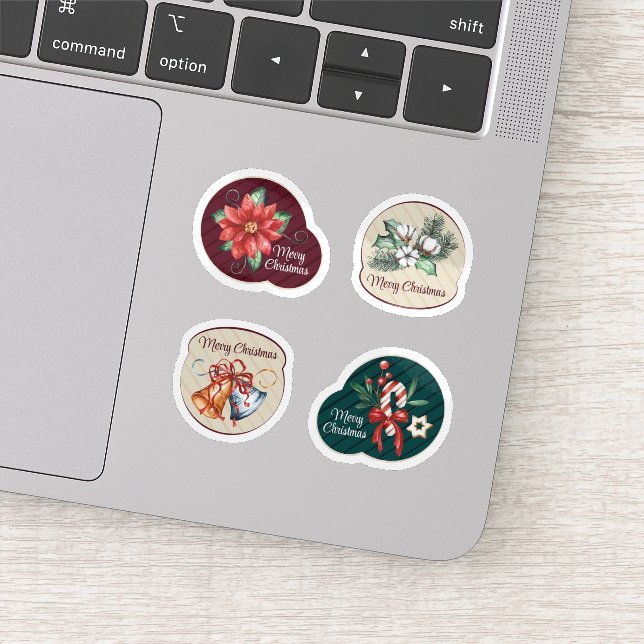 Merry christmas badge collection  (Detail)