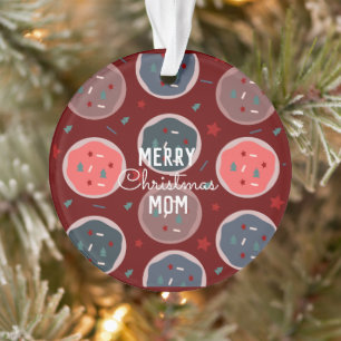 Merry Christmas Baker Cookies Name Ornament