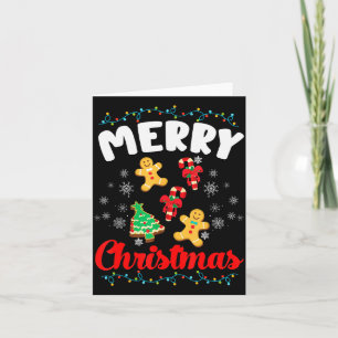 Merry Christmas Bakers With Cookies - Merry Christ Card