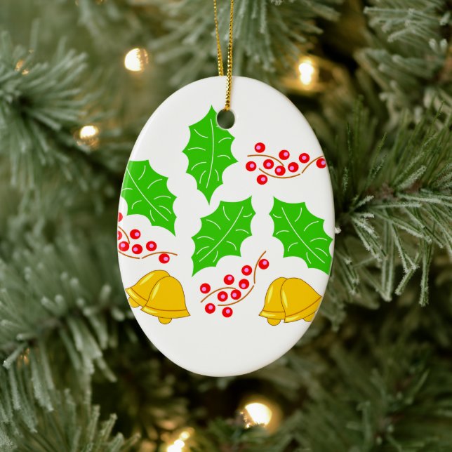Merry Christmas Ball Ceramics Adorno Ceramic Ornam Tree Decoration (Tree)