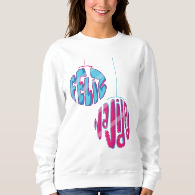 "Merry Christmas" Ball Sweatshirt (Front)