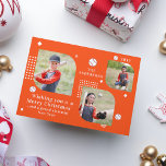 Merry Christmas Baseball Sport 3 Photo Family Name<br><div class="desc">Merry Christmas Baseball Sport 3 Photo Family Name Modern Christmas Cards features a photo collage of three of your favourite photos with your the text "Wishing you a Merry Christmas... and a grand slammin' New Year" in elegant white script. Personalise by editing the text in the text boxes provided. Perfect...</div>