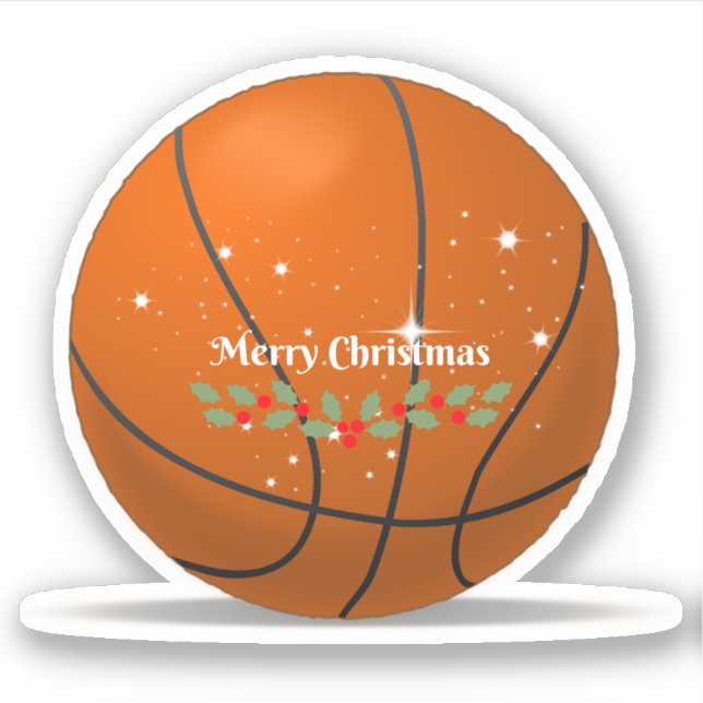 Merry Christmas, basketball holiday design (Front)
