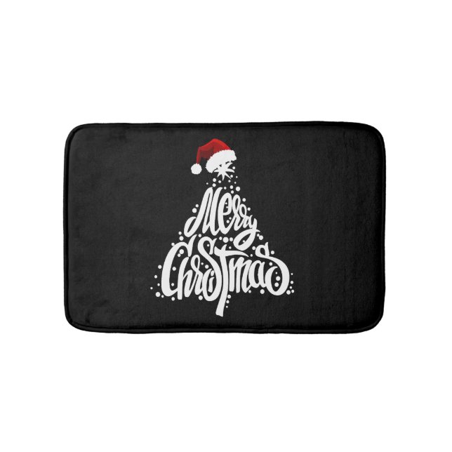 Merry Christmas                              Bath Mat (Front)