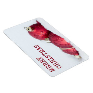 Merry Christmas Baubles Flexi Magnet