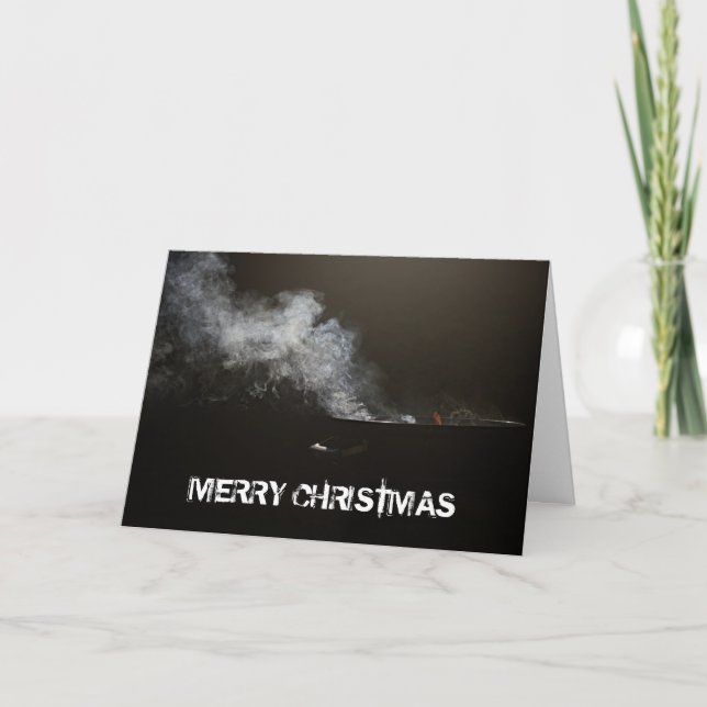 MERRY CHRISTMAS BBQ GREETING CARD (Front)