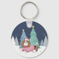 Merry Christmas: Beagle Illustration Art