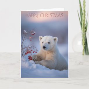 Merry Christmas Bear Card