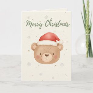 Merry Christmas Bear card