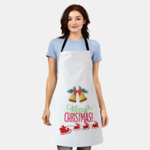 Merry Christmas – Bells & Santa Sleigh Design