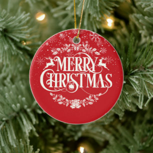 Merry Christmas Best Ever Brother Definition Ceramic Tree Decoration