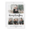 Merry Christmas | Black and White Multi Photo Grid