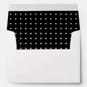 Merry Christmas Black and White Script Envelope