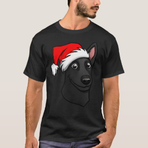 Merry Christmas Black German Shepherd T-Shirt
