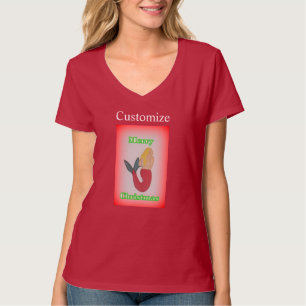 Merry Christmas blonde mermaid Thunder_Cove T-Shirt