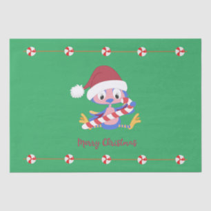 Merry Christmas BlueBird Candy Frame Tissue Paper