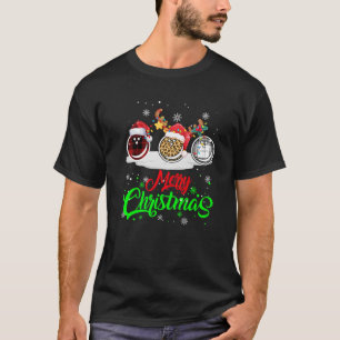 Merry Christmas Bowling Ball Costume Bowler Xmas P T-Shirt