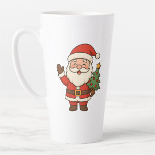 Merry Christmas Bruh Santa Latte Mug