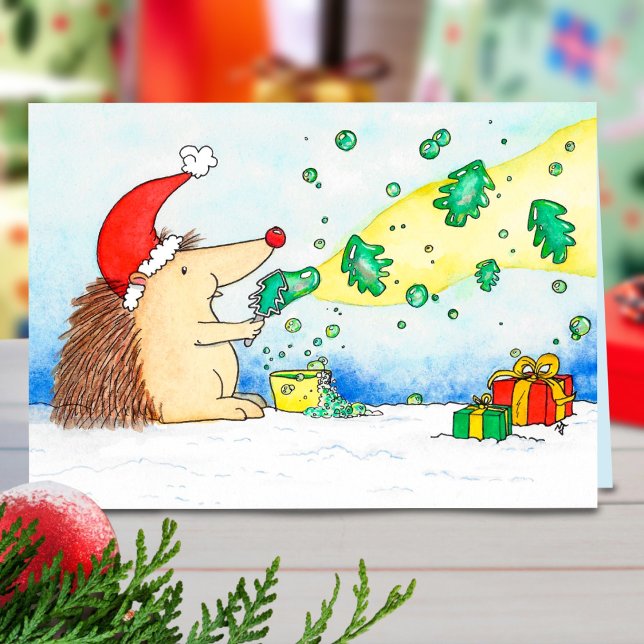 Merry Christmas Bubbles greeting card by N. Janes (Creator Uploaded)