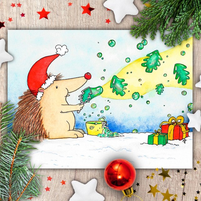 Merry Christmas Bubbles postcard by Nicole Janes (Creator Uploaded)