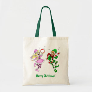 Merry Christmas Budget Tote Bag