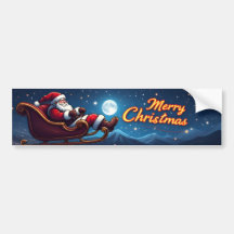 Merry Christmas Bumper Sticker