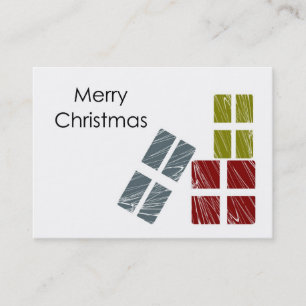 Merry Christmas Business Card