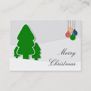 Merry Christmas Business Card