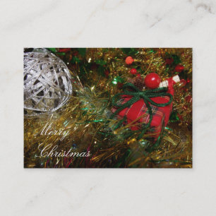 Merry Christmas Business Card
