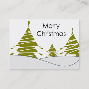 Merry Christmas Business Card