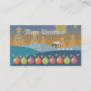 Merry Christmas Business Card
