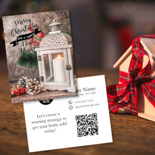 merry Christmas business corporate marketing Postcard