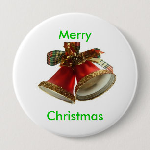 Merry, Christmas Button