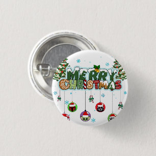 Merry Christmas Button