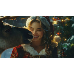 MERRY CHRISTMAS by Santa Girl Card