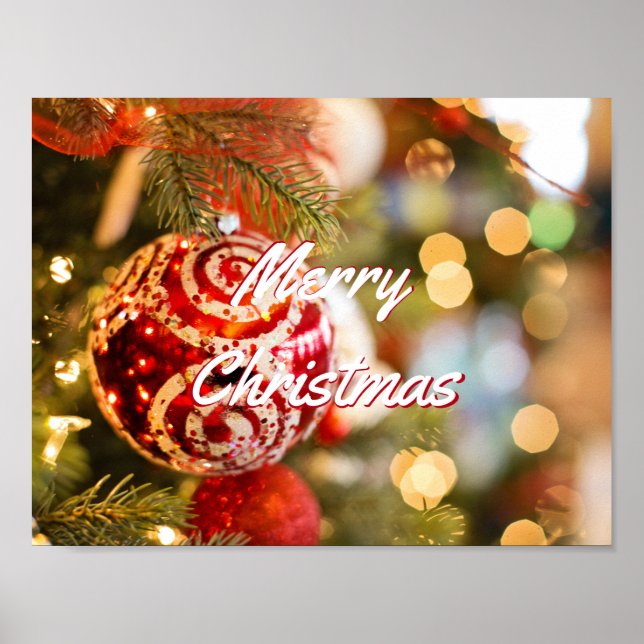 Merry Christmas by Storeman Poster (Front)