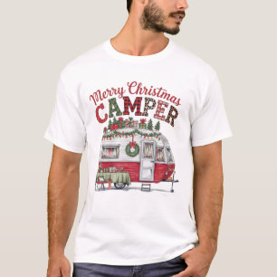 Merry Christmas camper tshirt