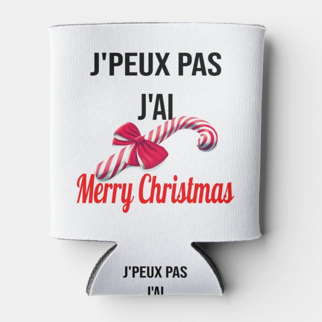 Merry Christmas Can Cooler (Front)