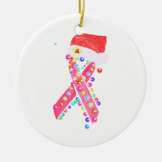 MERRY CHRISTMAS CANCER CERAMIC TREE DECORATION