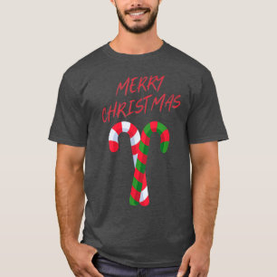 Merry Christmas Candy Cane 758 T-Shirt