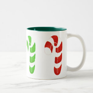 Merry Christmas Candy Cane coffee cup