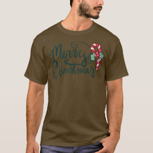Merry Christmas candy canes835 T-Shirt