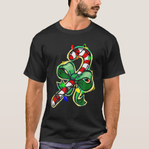 Merry Christmas Candy Lover Candy Cane Crew Xmas P T-Shirt