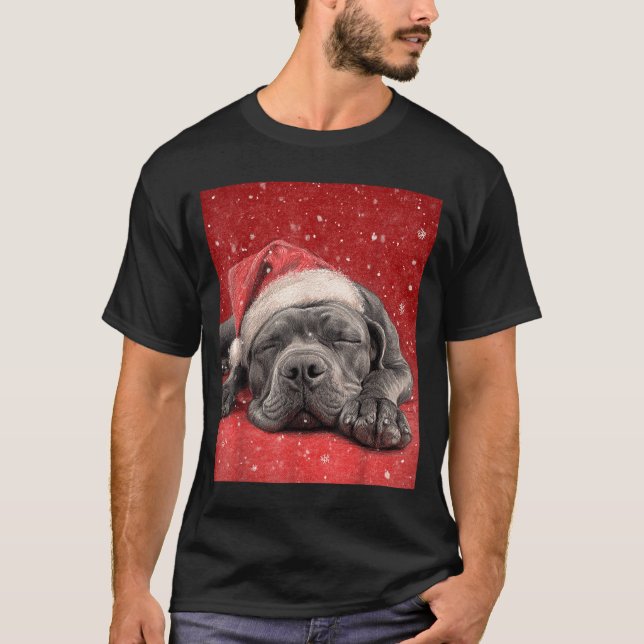 Merry Christmas Cane Corso  T-Shirt (Front)