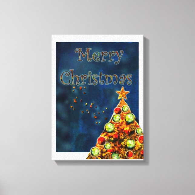 Merry Christmas Canvas Print (Front)