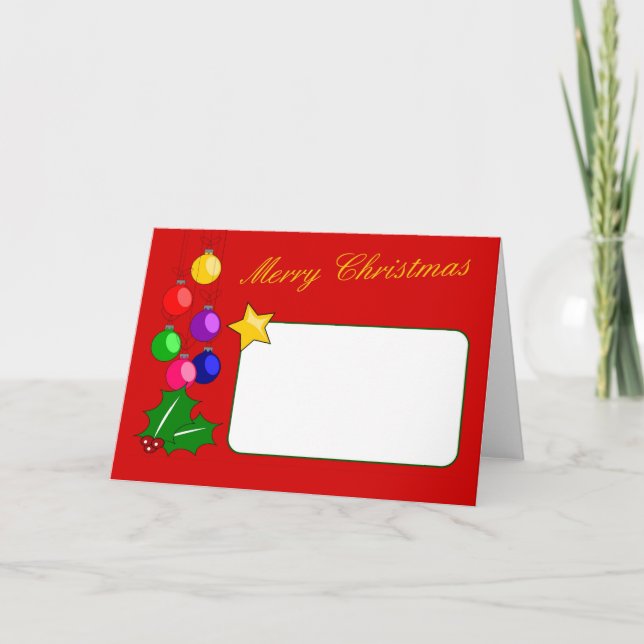 Merry Christmas Card (Front)
