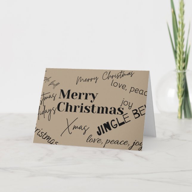 Merry Christmas Card (Front)